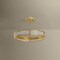 Hudson Valley Lighting Halcott 1 Light Chandelier in Vintage Gold Leaf Finish 6930-VGL - alternate 2