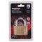 Prosource Padlock, Standard Shackle, 11/32 in Dia Shackle, 1-1/2 in H Shackle, Steel Shackle, Brass Body HD10060 - alternate 2