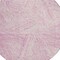 Homeroots 8' Pink And Ivory Round Abstract Washable Indoor Outdoor Area Rug 597042 - alternate 3