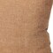 Homeroots 22" Rust Linen Throw Pillow Cover with Texture 608214 - alternate 2