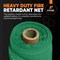 Xpose Safety Construction Debris Safety Netting, 4 ft x 150 ft Roll, 1/4in Mesh, Fire Retardant, Green NFR14-4150-GRE-X - alternate 3