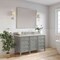 James Martin Vanities Brittany 60" Single Vanity, Urban Gray, w/ 3 CM Siberian Silestone Top w/FreePower Wireless Charger 650-V60S-UGR-FSFR - alternate 3