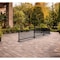 Factory 2U Commercial Patio Black Steel Bar Restaurant Fence Kit, 25ft L, 36in H, Flexible Layout, Powdercoat 805687 - alternate 2