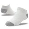 Railroad Sock No Show Socks, 85% Cotton, 15% Nylon, White/Grey, 13-5Y, 6 PK 7084 - alternate 2