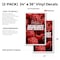 Signmission Fresh Raspberries, Vinyl Decals Only 24 Inch x 36 Inch, Vinyl Decal, 2PK DSB-2436-2PACK-Fresh Raspberries - alternate 2