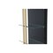 Homeroots 77" Black And Gold Stainless Steel Four Tier Etagere Bookcase 372195 - alternate 3