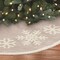 Dyno Tan Linen W/Snowflakes Tree Skirt 2488159-1 - alternate 2