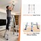 Wrightmaster 6 in 1 Multi Position 14 ft. Reach Aluminum Adjustable Multi-Position Ladder, 330 lb. Load Capacity ZROXGR-1.56m - alternate 3