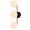 Jonathan Y Nash 23 in. 3-Light Mid-Century Modern Metal and Frosted Glass Globe LED Vanity Light, Oil Rubbed Bro JYL9568B - alternate 1