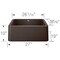 Blanco Ikon 27 Apron Single Bowl, Cafe Brown 402312 - alternate 2