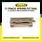 Tie 4 Safe Loose E-Track Spring Fitting for Custom Tie Down Strap Cargo Net Load Bar A10213 - alternate 2