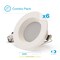 Infibrite 4 In. Retrofit 4000K Cool White LED Recessed Light 9W 750LM, Dimmable, Wet Rated, 6PK IB-005-4-9W-WH-6PK - alternate 1
