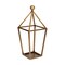 Homeroots 24" Gold Geometric Metal Tabletop Lantern Candle Holder 634819 - alternate 4