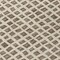 Homeroots 8' Brown Taupe And Ivory Round Geometric Washable Indoor Outdoor Area Rug 583272 - alternate 4