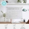 Martha Stewart Grayson Acrylic Wall Calendar w/Notes w/Dry Erase Marker and Mntng Hrdwr, 24in. x 18in., w/Blk Prnt BR-AC-4560-BK-CLRBK-MS - alternate 3