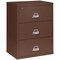 Fireking 3 Drawer, 1 Hr Fire & Impact Rated, 31" Wide Lateral Brown 3-3122-CBR - alternate 1
