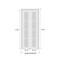 Sartodoors Sliding Closet Bi-fold Doors, Felicia 3355 White Silk with Clear Glass, Sturdy Tracks Moldings Tri FELICIA3355BF-WS-56 x 84 (2* 28x84) - alternate 3