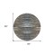 Homeroots 8' Brown Taupe And Chocolate Round Striped Washable Indoor Outdoor Area Rug 577988 - alternate 3