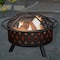 Pure Garden 32-Inch Wood Burning Fire Pit, Black 50-105 - alternate 1
