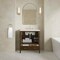 James Martin Vanities Myrrin 30" Single Vanity, Mid-Century Walnut w/ 3 CM White Zeus Silestone Top 485-V30-WLT-3WZ - alternate 5