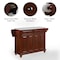 Crosley Cambridge Stone Top Full Size Kitchen Island/Cart KF30005DMA - alternate 4