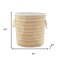 Homeroots 21" Pink Fabric Basket 704885 - alternate 2