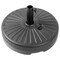 Leisuremod Bovilar Modern Outdoor Patio 20in Round Fillable Free Standing Umbrella Base BU20BL - alternate 4