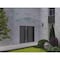Vdomdoors Front Exterior Prehung Aluminum Double Doors Ronex0144 Grey 1 Sidelight Mirrored Clear Glass Entry RONEX0144DEXD-GRE-W72+14xH80-LH-I - alternate 2