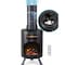 Dr Infrared Heater DR.INFRARED HEATER Portable Electric Fireplace Space Heater with Humidifier and Remote, 1500W, Black DR-991 - alternate 2