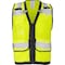 Ironwear Safety Vest Class 2 w/ Zipper, Radio Clips & ID Holder, Lime/5X-Large 1279-LZ-RD-CID-5XL - alternate 1