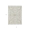 Homeroots 8' X 10' Beige And Ivory Damask Washable Indoor Outdoor Area Rug 614404 - alternate 3