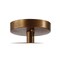 Jonathan Y Georgian 15" Stone/Metal LED Flush Mount, Antique Gold / White JYL9021A - alternate 2