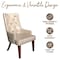 Leisuremod Spruce Collection Modern Wooden Dining Chair in Taupe, 4PK SC24TP4 - alternate 4