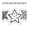 Teacher Created Resources Black and White Stars Die-Cut Border Trim, 35 Feet Per Pack, 6PK TCR6939 - alternate 3