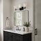 Vaxcel Laurelhurst 3-Light Vanity Light, Matte Black, White Marble Glass, 22-In. Wide W0577 - alternate 4