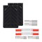 Mytee Products Mud Flap & Hanger Kit 2PK 24inx36in Mud Flaps & 2PK 24inx3in Hanger Plates w/Tape, 2PK MUDFLAP-36-SS-KIT - alternate 1