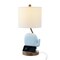 Jonathan Y Ellie 20.25" Bohemian Designer Iron/Resin Elephant LED Kids' Table Lamp w/Phone Stand and USB Chargi JYL6312C - alternate 1