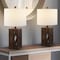 Jonathan Y Stewart 21.5" Farmhouse Wood LED Table Lamp, Brown, 2PK JYL1062A-SET2 - alternate 3