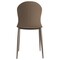 Leisuremod Mosaic Collection Modern Dining Chair in Light Brown Fabric, 2PK MC44LBR2 - alternate 3