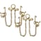 Mytee Products 5/16 in G70 V-Chain Bridle w/ RTJ Cluster Hooks 6 ft Leg 4700 # WLL Wrecker, 2PK CH5166V-RTJ-GHx2 - alternate 1