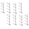 Mytee Products 4 Tier Shipping Container Pipe Rack w/ 18inx64in Black Powder Coated Steel, 8PK CNT-PIPERACKx8 - alternate 3