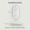 Logitech PEBBLE MOUSE 2 M350S - TONAL WHITE 910-007022 - alternate 3