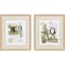Homeroots Set Of Two Sage Treasures II Brown Framed Wall Art, 2PK 606710 - alternate 1