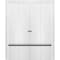 Sartodoors Sliding Closet Double Bi-fold Doors, Planum 0012 White Silk and Aluminum Strips, Sturdy Tracks Mold PLANUM0012DBF-WS-72 x 96 (4* 18x96) - alternate 1