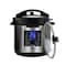 Megachef 6 Quart Stainless Steel Electric Digital Pressure Cooker with Lid MCPR-6100 - alternate 1