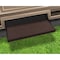 Presto Fit STEPS AND STEP RUGS RV Fits Manual And Electric Steps 23 Inch Width Chocolate Brown MicroRibbed 2-0355 - alternate 1