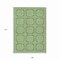 Homeroots 9' X 12' Green And Ivory Geometric Washable Indoor Outdoor Area Rug 610809 - alternate 4