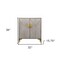 Homeroots 32in Gray Solid Wood Sideboard with Two Doors 401698 - alternate 3