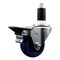 Service Caster 3'' Solid Poly Swivel 1-3/8'' Expanding Stem Caster with Brake SCC-EX20S314-SPUS-PLB-138 - alternate 1
