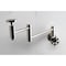 Kingston Brass Wall Mount Pot Filler Faucet, Polished Nickel KS8106RX - alternate 2